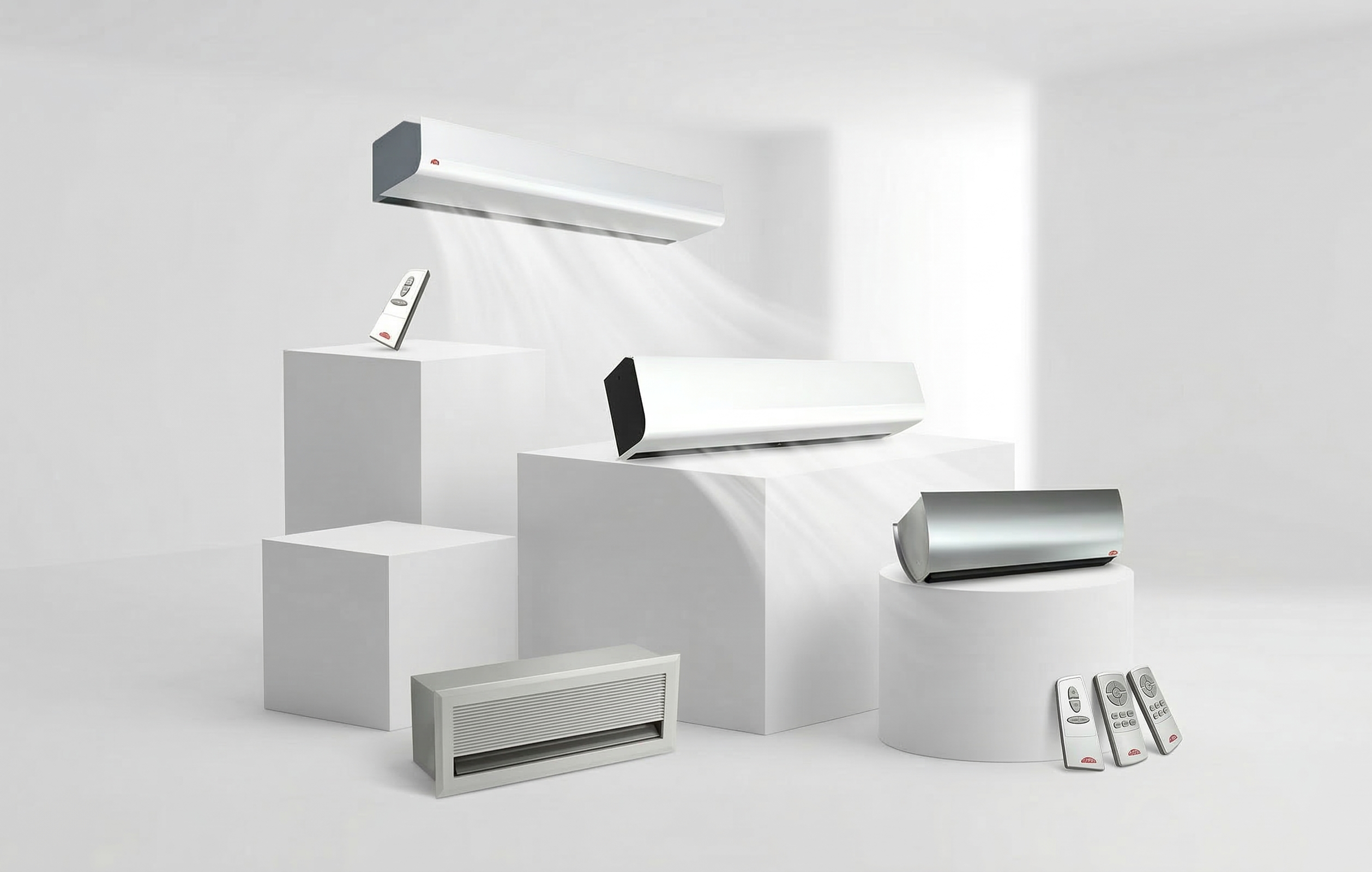 Electrically Heated Air Curtains