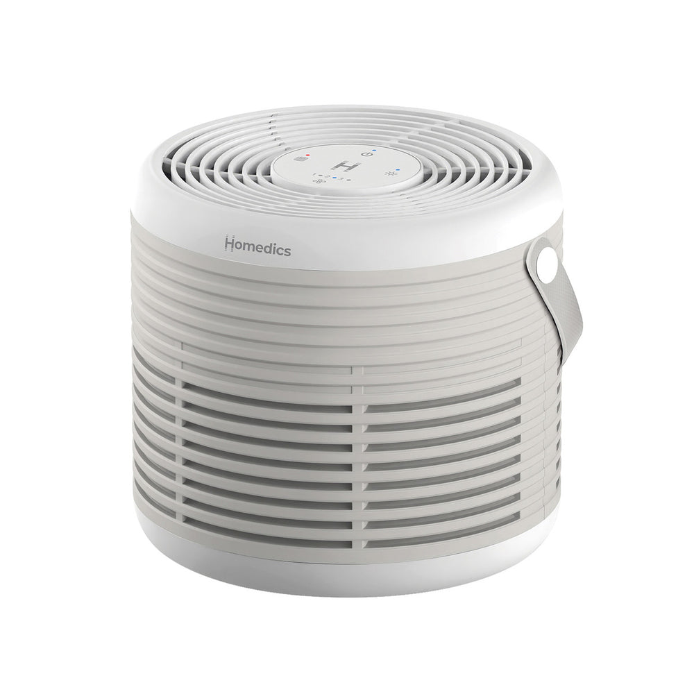 WhisperPure Comfort True HEPA Air Purifier with Activated Carbon Filter, Quiet 3-Speed Operation, Essential Oil Tray, 42m² Coverage