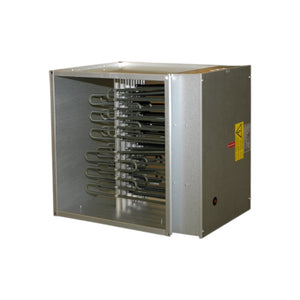 Puravent 17kW Square Duct Electric Heater, 400V 3 Phase, 450 x 450mm, Stainless Steel Heating Elements