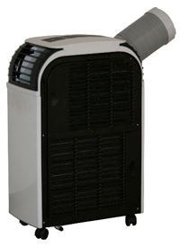 Fral SC14 Large Portable Air Conditioner & Heater – 4.1kW Cooling / 5.3kW Heating, All-Year Heat Pump, 42m² Coverage, Semi-Rigid Duct, Quiet Operation, White