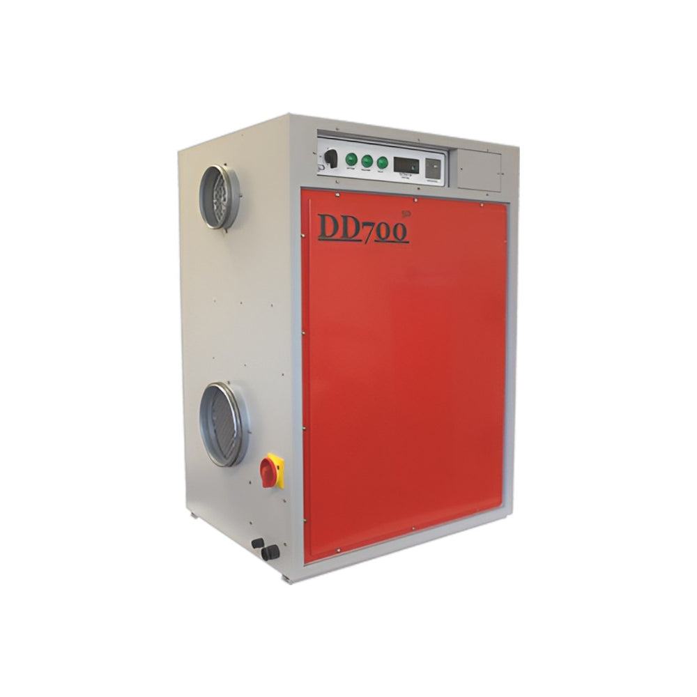 DD700 7.0 kW Portable Desiccant Dehumidifier – Industrial Silica Gel Dryer, 415V, Compact Upright Design, High Efficiency, Deep Drying & High Extraction
