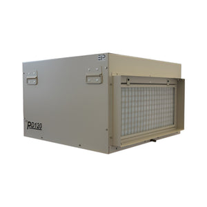 Ebac PD120 Industrial Dehumidifier 230V– Floor Standing/Wall Mounted Static Dehumidifier with 75L/Day Extraction, 850m³/h Airflow, Built-In Condensate Pump