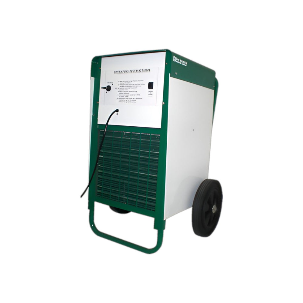 EIP BD150 Mobile Dehumidifier – 110V/230V High-Capacity Building Dryer, Extracts up to 60L/Day, Rugged Steel Construction, Portable, Ideal for Renovation, Flood Recovery, and New Builds