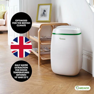 12L Low Energy Dehumidifier & Air Purifier with HEPA Filter, Quiet 41dB Operation, Laundry Mode & Digital Humidity Control