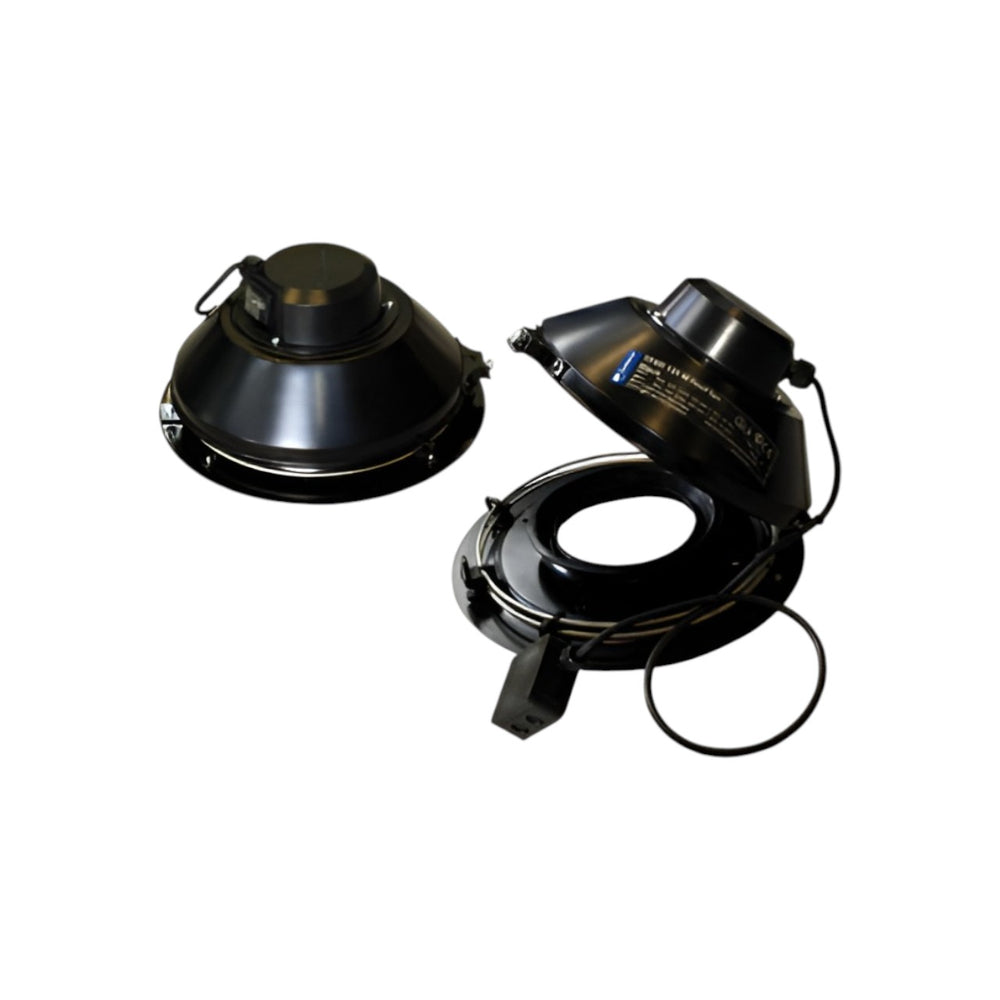 Systemair TFSR 315L Roof Fan Black – Direct Driven Centrifugal Roof Exhaust Fan, Single Phase 230V, 1,598 m³/h Airflow, Speed-Controllable Ventilation Fan