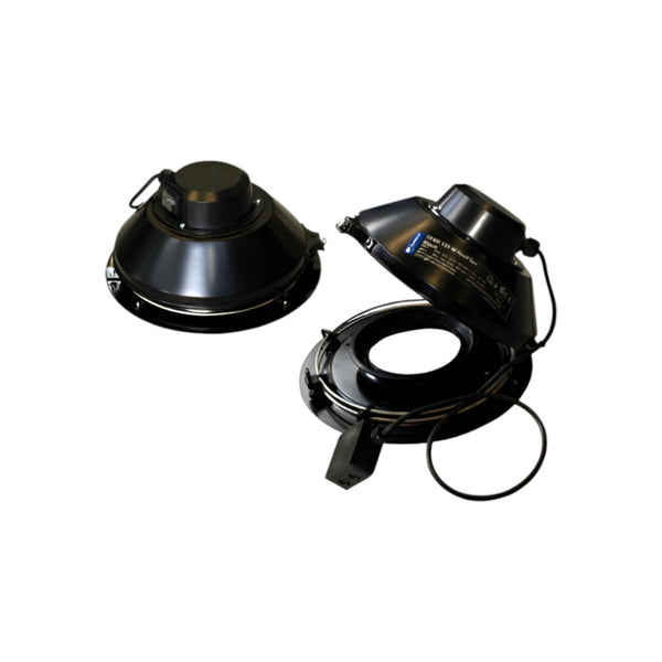 Systemair TFSR 315L Roof Fan Black – Direct Driven Centrifugal Roof Exhaust Fan, Single Phase 230V, 1,598 m³/h Airflow, Speed-Controllable Ventilation Fan
