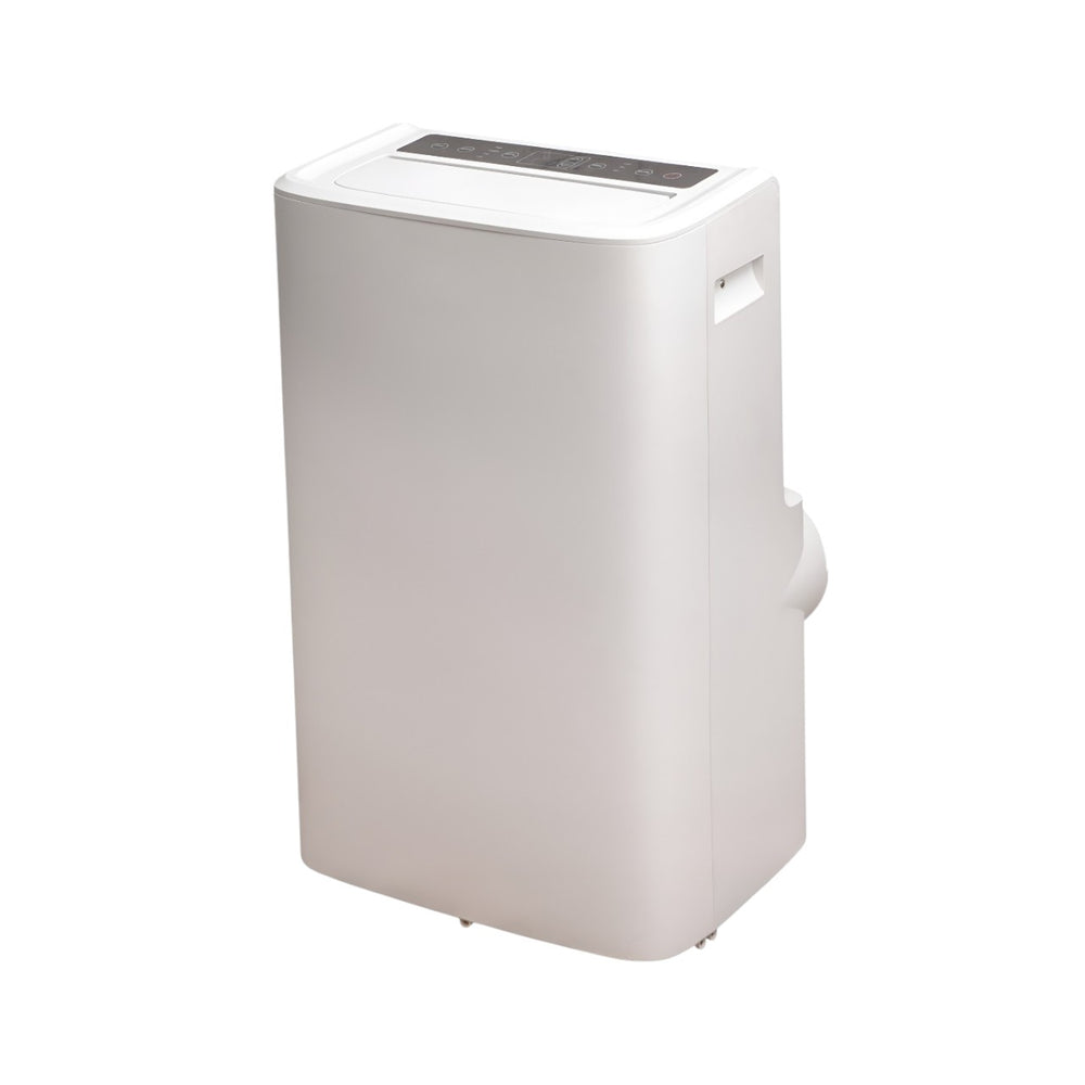 Prem-i-air EH1926 Large Portable Air Conditioner – 14,000 BTU, 3-in-1 Cooling, Dehumidifier & Fan, Remote Control, Programmable Timer, Mobile with Castor Wheels, White