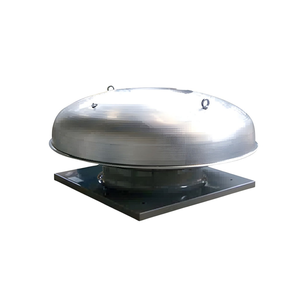 DHA 400DV Sileo 3-Phase Axial Roof Fan – Direct Driven, 3,600 m³/h, Industrial Ventilation, Durable Metal Construction, Silver Finish