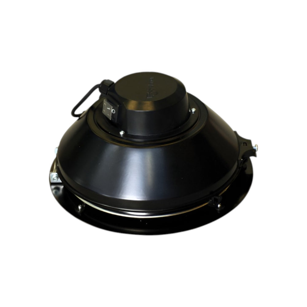 TFSR 315 M Black Centrifugal Roof Fan – Single Phase, Direct-Driven, Backward-Curved Blades, Swing-Out Motor, 1,200 m³/h Airflow