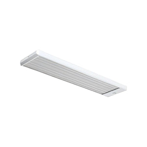 Elztrip EZ217 Ceiling Mounted Radiant Heater – 1700W Electric Mid-Height Heater for Restaurants, Retail & Industrial Spaces – Corrosion-Proof Steel, White