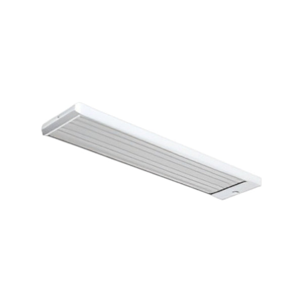 Elztrip EZ217 Ceiling Mounted Radiant Heater – 1700W Electric Mid-Height Heater for Restaurants, Retail & Industrial Spaces – Corrosion-Proof Steel, White