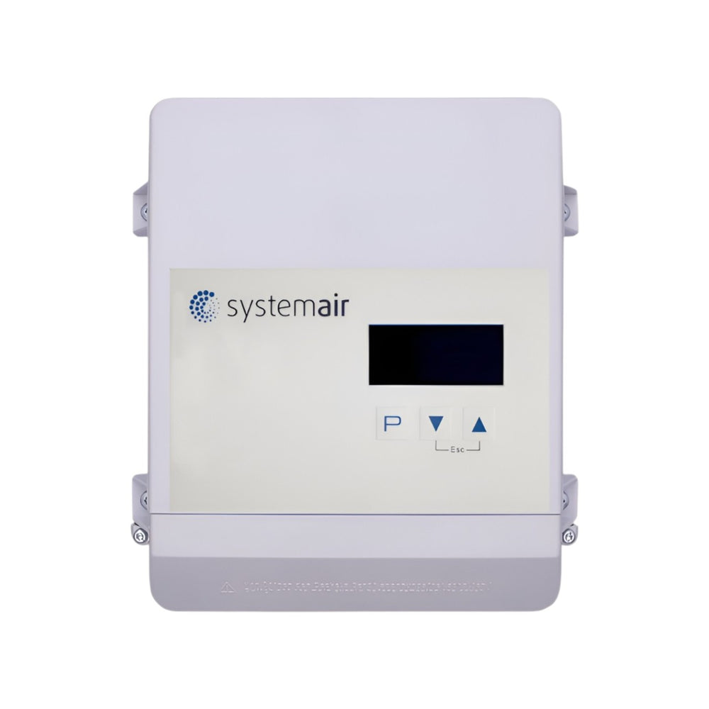 PXDM 10A Analogue Fan Speed Controller with Internal Display – Stepless Phase Cutting Motor Controller for 3~400V 50/60Hz Fans with Motor Protection | Systemair Compatible