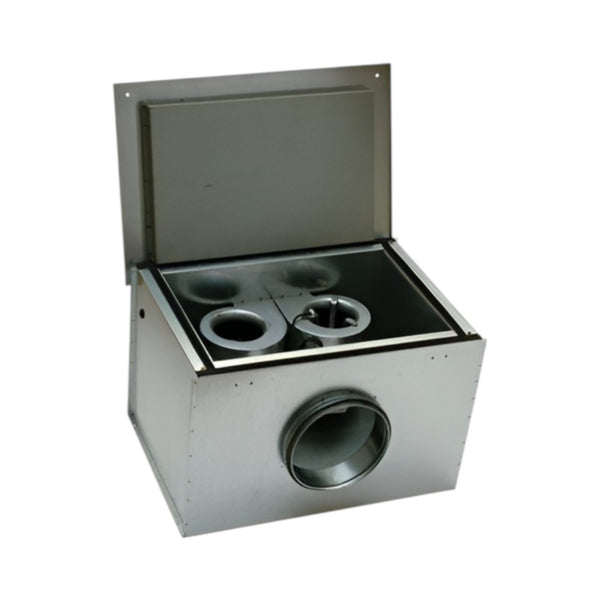 KVK DUO 250 Circular Duct Fan – 1,060m³/h Airflow, High-Performance Box Fan for Ventilation Systems, Systemair Brand