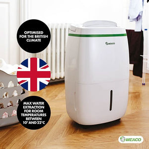 20L Low Energy Dehumidifier with HEPA Air Purification and Digital Humidity Control