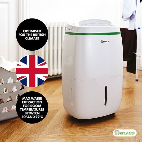 20L Low Energy Dehumidifier with HEPA Air Purification and Digital Humidity Control