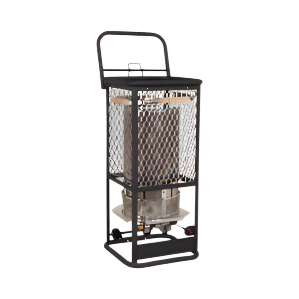 Mobile Radiant Gas Heater LPH125 – 36.6kW Propane Industrial Heater for Workshops, Warehouses & Factories – Portable, Push-Button Ignition, Heavy-Duty Steel Frame