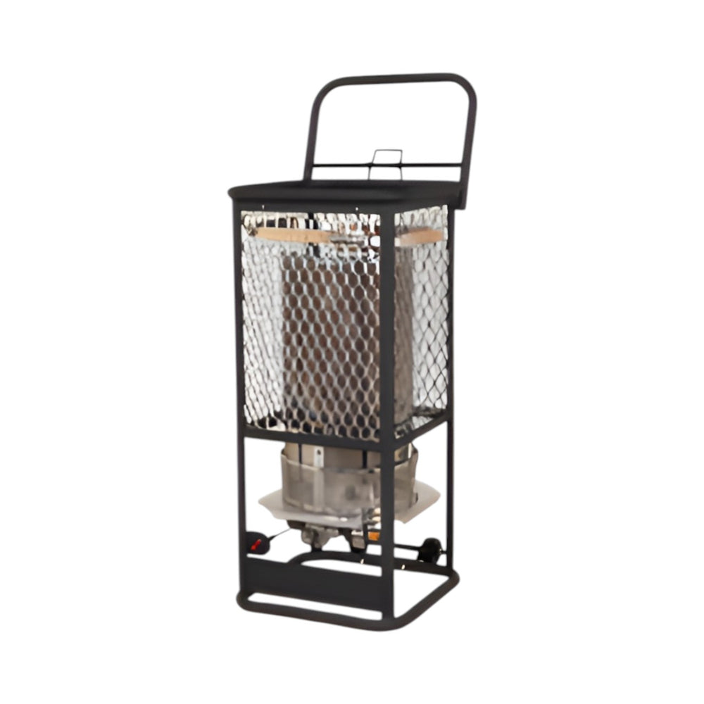 Mobile Radiant Gas Heater LPH125 – 36.6kW Propane Industrial Heater for Workshops, Warehouses & Factories – Portable, Push-Button Ignition, Heavy-Duty Steel Frame