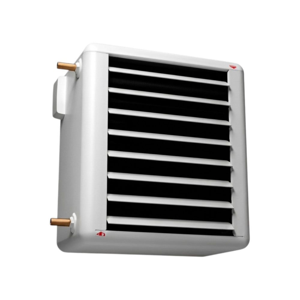 Wall-Mounted LPHW Fan Heater 230V 1 Phase, 19kW, Low Noise, Intelligent SIRe Control, Aluminum & Copper Coil, White Steel Housing, Adjustable Air Flow – Frico SWH12