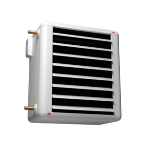 Wall Mounted LPHW Fan Heater– 17kW Hot Water Heater, Silent Running, Energy Saving, White Sheet Steel, 230V 1-Phase, IP44– Frico SWHEC12