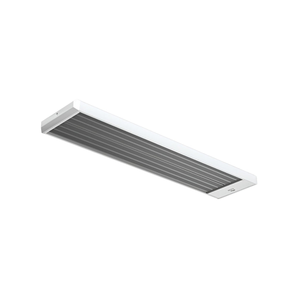 Elztrip EZ22231 Ceiling Mounted Radiant Heater 2200W 400V Mid-Height Electric Infrared Heater for Commercial Spaces, 1520 x 64 x 282 mm
