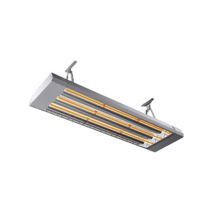 Frico IR 6000 Industrial Infrared Heater – High-Mounted Electric Radiant Heater for Large Spaces, 6kW, IP44, Grey Aluminium-Steel, 400V 3-Phase