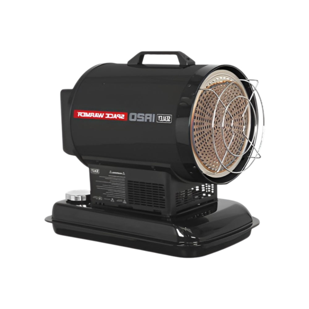 Sealey IR20 Infrared Space Warmer – Mobile Multi-Fuel Oil & Diesel Heater, 70,000 Btu/hr, 15L Tank, 8hr Runtime, Safety Shut-Off, Optional Trolley, Industrial Heating Solution