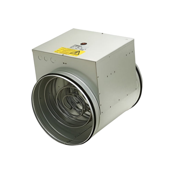Systemair CB 200/3.0kW 400V 3-Phase Duct Heater – Round 200mm Electric Heater with Stainless Steel Element, Aluzinc Body, Rubber Seals, Standard Range, Minimum 180m³/h Airflow