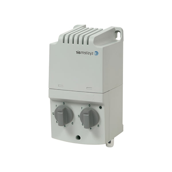 REU 5 Speed Fan Controller Transformer 230V – Manual 5 Step Voltage Control Unit with Thermoplastic Casing, Indicator Lamp & Resettable Fuse, IP54 Enclosure, Product Code 5006