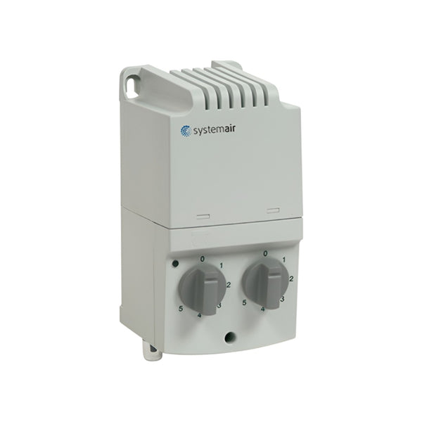 REU 5 Speed Fan Controller Transformer 230V – Manual 5 Step Voltage Control Unit with Thermoplastic Casing, Indicator Lamp & Resettable Fuse, IP54 Enclosure, Product Code 5006
