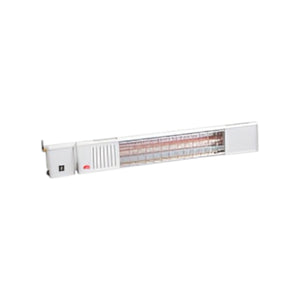 Frico Infrasmart IP67 Halogen Infrared Heater 2000W – Smart App & Remote Control, Outdoor Radiant Heater for Balcony, Terrace & Garden – White, L710 x H125 x W100mm
