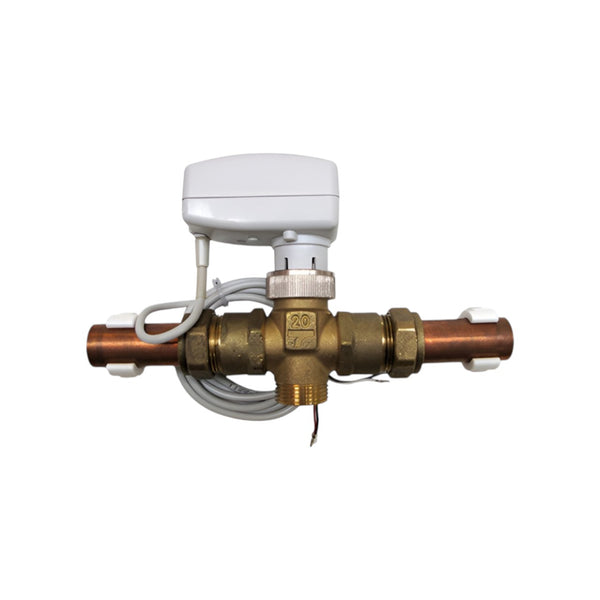 Systemair VR20 Valve Kit DN20 (3/4") – Water Flow Control Kit for Water Heated Air Curtains, Includes Stop Valve, Adjustment Valve, 3-Way Control Valve, By-Pass Valve & 230V Actuator, HVAC Heating Accessory (Product Code: 10089)