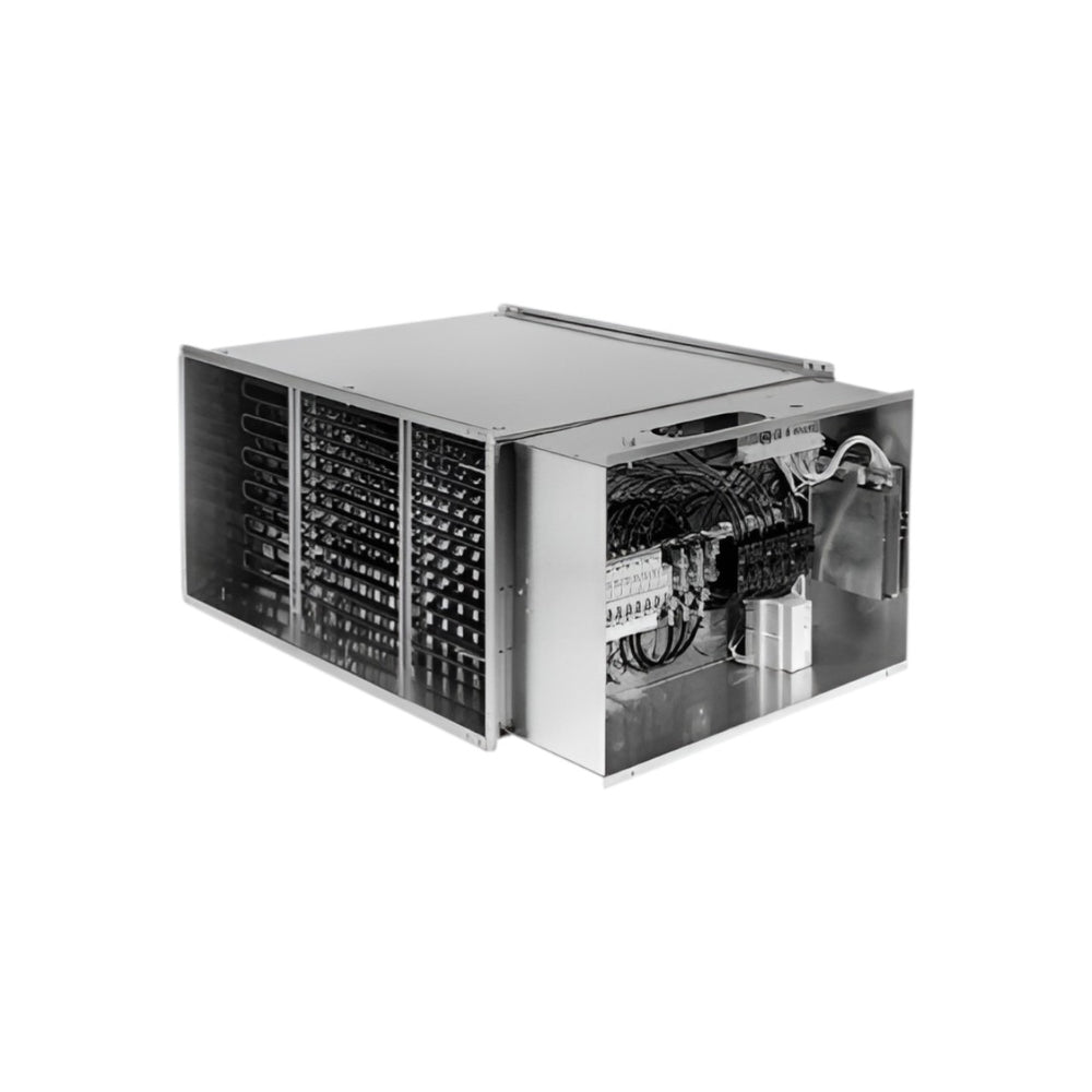 Systemair RBM 40-20/9 Rectangular Duct Heater 400mm x 200mm 9kW 3-Phase Electric Heater with Integrated Temperature Control and Overheat Protection, 400V