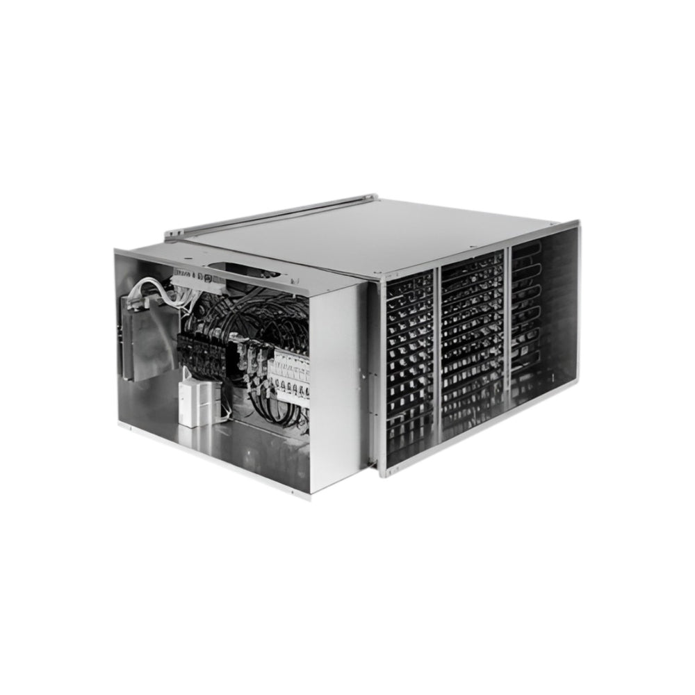Systemair RBM 40-20/9 Rectangular Duct Heater 400mm x 200mm 9kW 3-Phase Electric Heater with Integrated Temperature Control and Overheat Protection, 400V