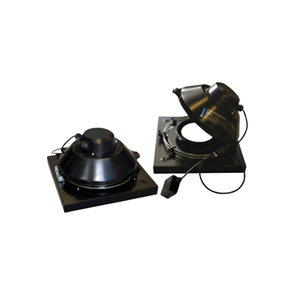 Systemair TFSK 315 M Roof Fan, Single Phase Centrifugal Ventilation Fan, 1200 m³/h Airflow, Speed Controllable, Swing-Out Design, Black