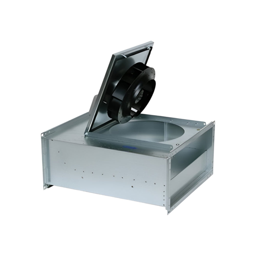 Systemair RS 50-25 Sileo Rectangular Duct Fan – 1530 m³/h High Performance Centrifugal Inline Fan with External Rotor Motor