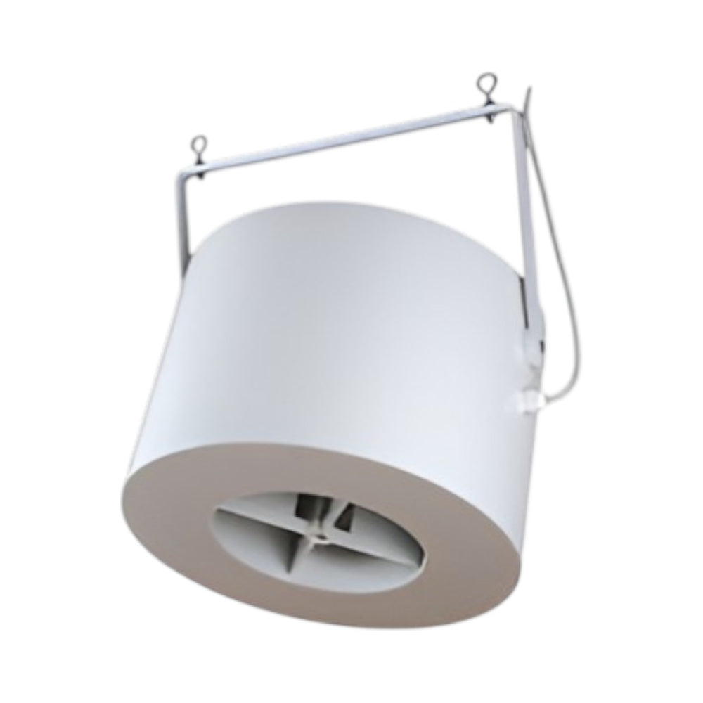 Puravent Airius 20EC Retail Series Destratification Fan, 1,053m³/h, 30W, 3-9m Ceiling Height, White