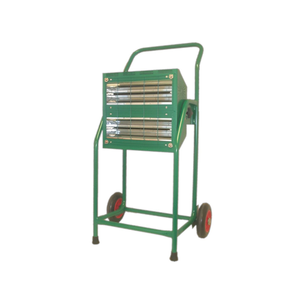 Portable Infrared Radiant Heater 3kW | Ceramic or Quartz Halogen | Instant Directional Heat | Lightweight & Robust | QZI3000