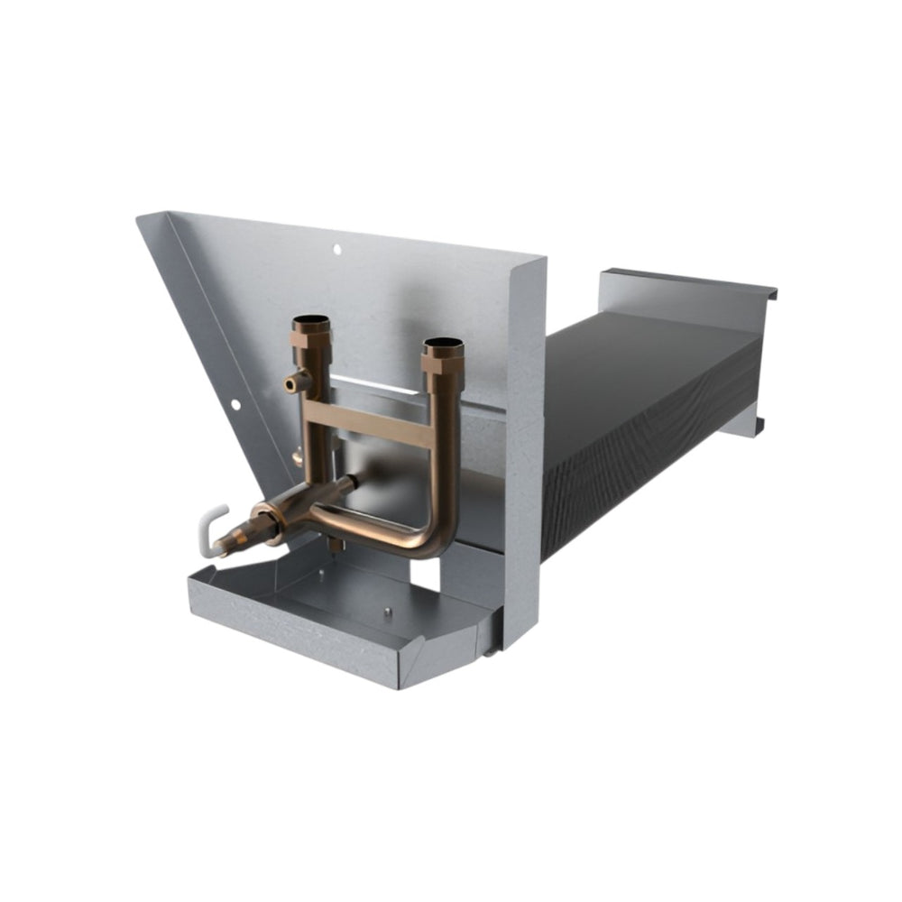 Water Coil for VTR 700 L Heat Recovery Unit – 2-Row Water-Heating Battery with Frost Protection Sensor, Replaceable Electrical Re-Heater, Stainless Steel, Max 125°C, 0.8 MPa