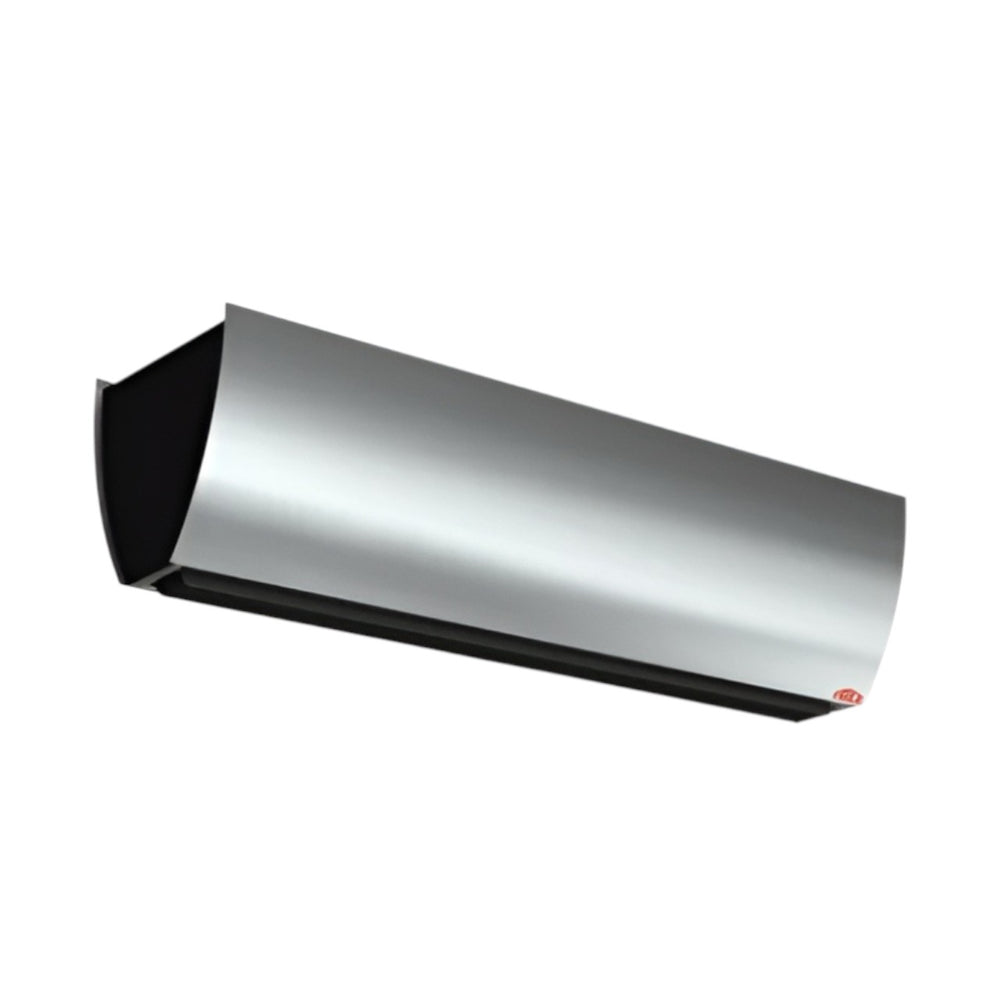 Thermozone Portier PS210E09 Electrically Heated Air Curtain – Brushed Stainless Steel, Up to 2.5m Installation Height, 9kW, 1200m³/h