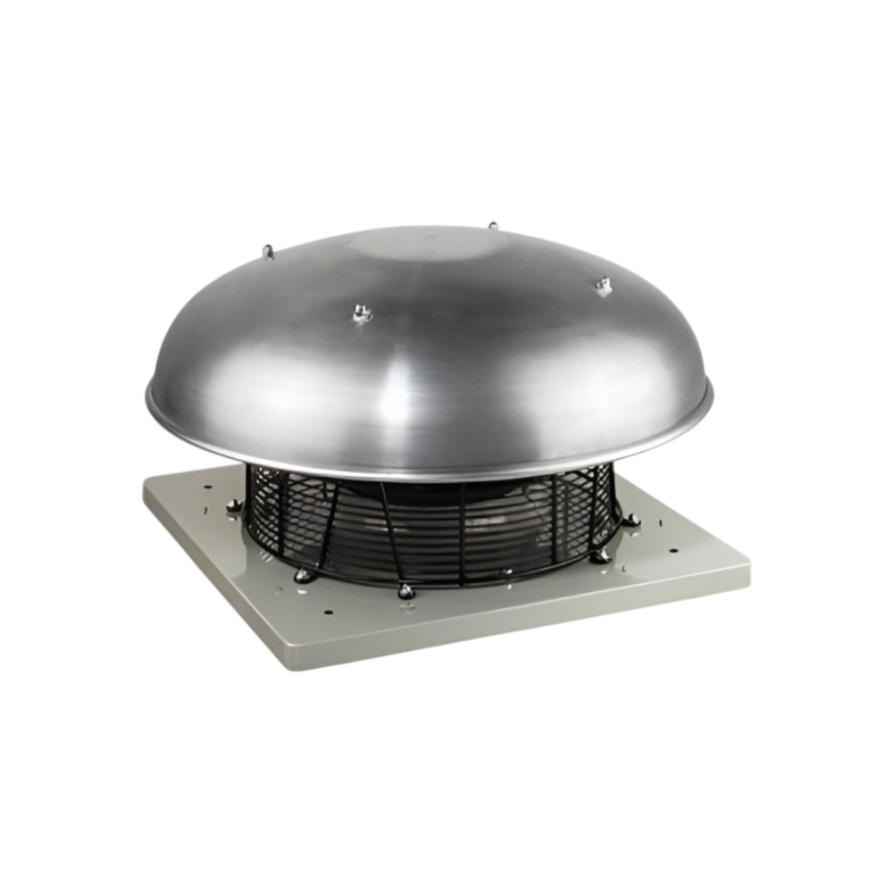 DHS 355DV Sileo Centrifugal Roof Fan – Horizontal Discharge, 3,190 m³/h, Low Noise, Speed-Controllable, Aluminum & Galvanized Steel, Coastal-Suitable