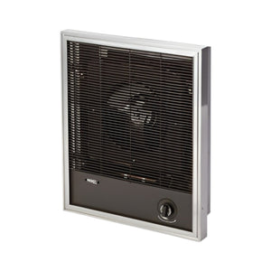 CIH CHDA-4000 4kW Recessed Wall Mounted Fan Heater – 230V, Integral Thermostat, Commercial Entrance & Lobby Heating, Dark Brown Anodised Frame