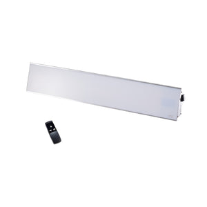 Infraglas IHGW12SR 1200W Infrared Outdoor Electric Radiant Heater – Remote Control, IP65, White or Black Ceramic Glass Front