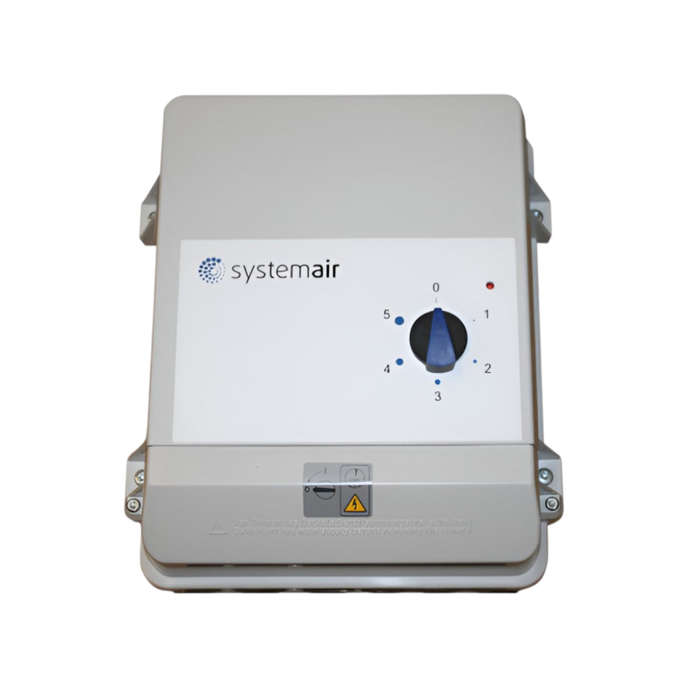 FRQ5S-E-6A 5-Step Analogue Speed Controller for Single Phase Fans | Integrated Sine Filter, IP54, 208-277V, 6A