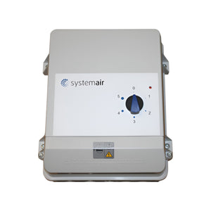 FRQ5S-E-6A 5-Step Analogue Speed Controller for Single Phase Fans | Integrated Sine Filter, IP54, 208-277V, 6A