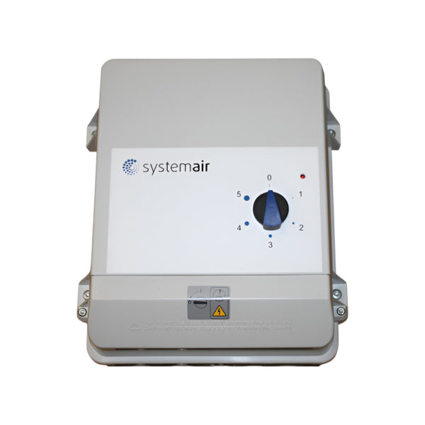 FRQ5S-E-6A 5-Step Analogue Speed Controller for Single Phase Fans | Integrated Sine Filter, IP54, 208-277V, 6A