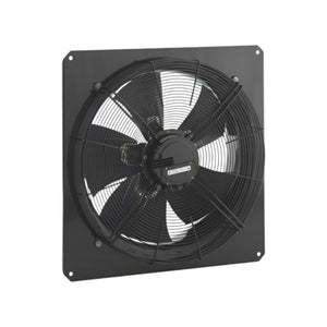AW 450 EC Sileo Axial Wall Fan – High-Performance Plate Fan, 6,540 m³/h, Galvanized Steel, Quiet Operation, 230V, Black