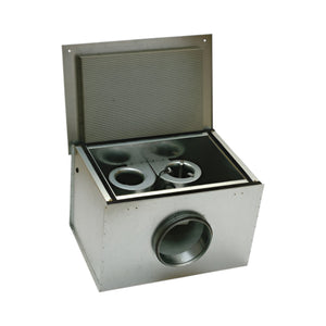 KVK DUO 160° Circular Duct Fan – 380m³/h, Twin Inlet Centrifugal, Galvanised Steel, Thermally & Acoustically Insulated, Speed-Controllable, Systemair