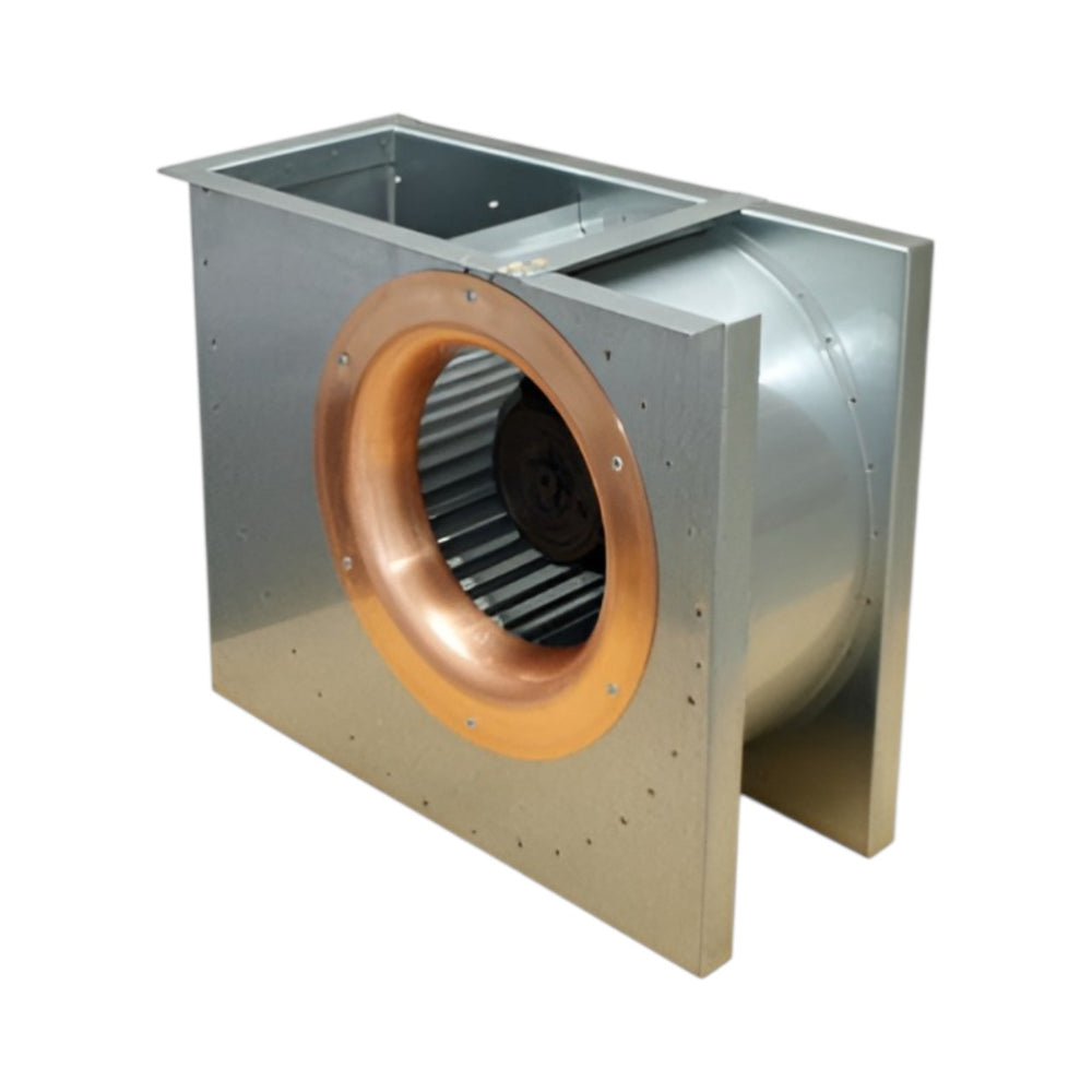 DKEX 225-4 ATEX Rectangular Duct Fan – 3-Phase 230V Explosion Proof, Forward-Curved Impeller, Galvanised Steel, 1,840 m³/h, IP44, 14.9 kg