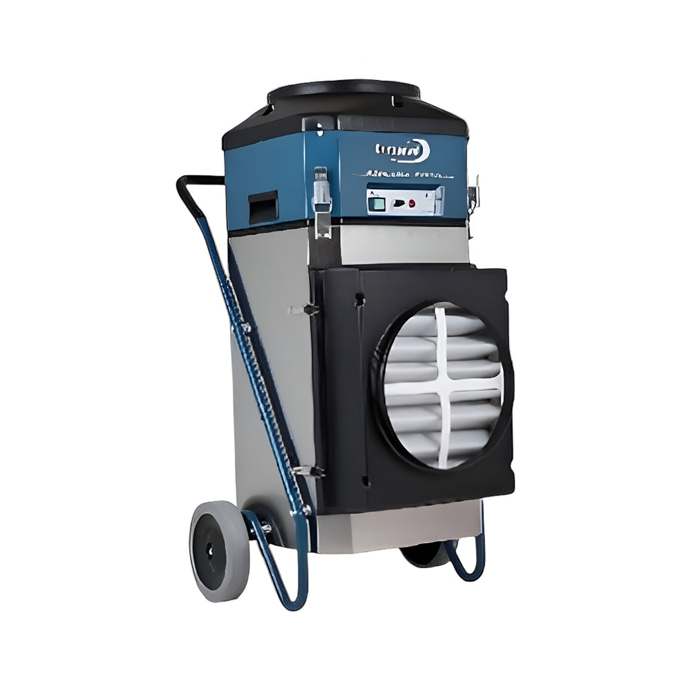 AirCube 2000 Mobile Air Cleaner 230V – HEPA H13 Filter, 1800m³/h Airflow, ECO-Fan, Low Noise, Portable Industrial Dust & Particle Purifier, Stainless Steel Housing