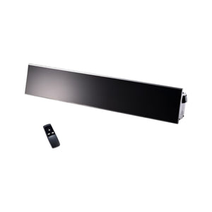 Infraglas IHGB12SR Halogen Infrared Outdoor Heater – Ceramic Glass Front, Remote Control, Wall & Ceiling Mount, IP65, 1200W-2200W